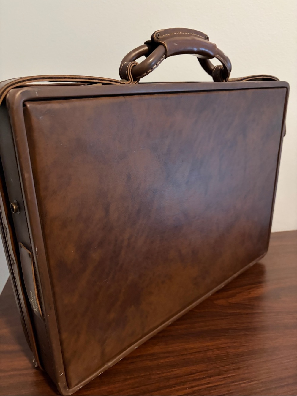 Men's Brown  Briefcase - Professional Business Case Hartmann Paisley